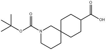 2-Boc-2-azaspiro[5.5]undecane-9-carboxylic acid Struktur