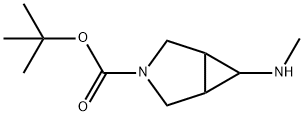 Tert-butyl 6-(MethylaMino)-3-azabicyclo[3.1.0]hexane-3-carboxylate Struktur