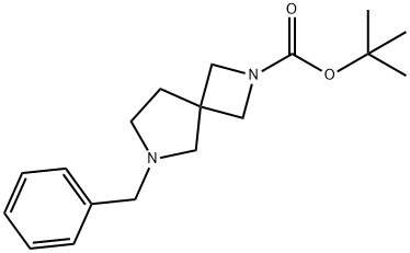 Tert-butyl 6-benzyl-2,6-diazaspiro[3.4]octane-2-carboxylate Struktur