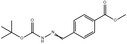 Methyl 4-(N-(tert-butoxycarbonyl)carbaMiMidoyl)benzoate Struktur