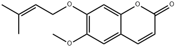 7-O-Prenylscopoletin Struktur