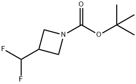 tert-butyl 3-(difluoroMethyl)azetidine-1-carboxylate Struktur