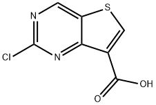 2-Chlorothieno[3,2-d]pyriMidine-7-carboxylic acid Struktur