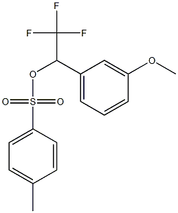 2,2,2-trifluoro-1-(3-Methoxyphenyl)ethyl 4-Methylbenzenesulfonate Struktur