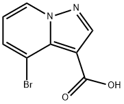 4-BroMopyrazolo[1,5-a]pyridine-3-carboxylic acid Struktur