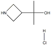 2-Azetidin-3-yl-propan-2-ol hydrochloride Struktur