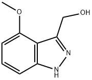 (4-Methoxy-1H-indazol-3-yl)Methanol Struktur