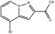 4-BroMopyrazolo[1,5-a]pyridine-2-carboxylic acid Struktur