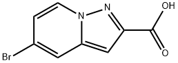 5-BroMopyrazolo[1,5-a]pyridine-2-carboxylic acid Struktur