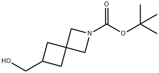 2-Boc-2-aza-spiro[3.3]heptane-6-Methanol Struktur