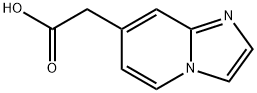 2-(iMidazo[1,2-a]pyridin-7-yl)acetic acid Struktur