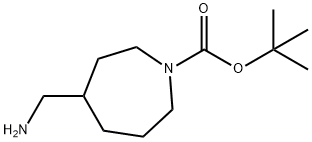 1-Boc-azepane-4-MethylaMine Struktur