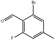 2-BroMo-6-fluoro-4-Methylbenzaldehyde Struktur