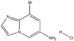 8-BroMo-iMidazo[1,2-a]pyridin-6-ylaMine hydrochloride Struktur