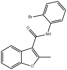 N-(2-BroMophenyl)-2-Methylbenzofuran-3-carboxaMide Struktur