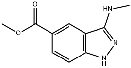 Methyl 3-(MethylaMino)-1H-indazole-5-carboxylate Struktur