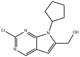 (2-chloro-7-cyclopentyl-7H-pyrrolo[2,3-d]pyriMidin-6-yl)Methanol