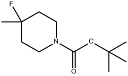 1-Boc-4-fluoro-4-Methylpiperidine Struktur