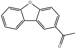 2-Acetyldibenzofuran Struktur