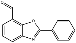 2-Phenylbenzo[d]oxazole-7-carbaldehyde Struktur