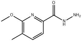 6-Methoxy-5-Methylpicolinohydrazide Struktur