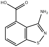 3-AMinobenzo[d]isothiazole-4-carboxylic acid Struktur