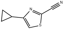 4-Cyclopropylthiazole-2-carbonitrile Struktur