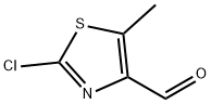 2-Chloro-5-Methylthiazole-4-carbaldehyde Struktur