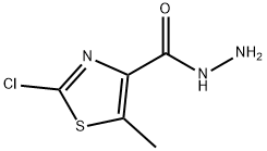 2-Chloro-5-Methylthiazole-4-carbohydrazide Struktur