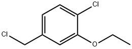 1-Chloro-4-(chloroMethyl)-2-ethoxybenzene Struktur