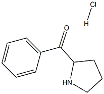 Phenyl-2-pyrrolidinyl-Methanone HCl Struktur