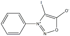 3-Phenyl-4-iodosydnone Struktur