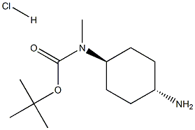 t-Butyl trans-4-AMinocyclohexylMethylcarbaMate HCl Struktur