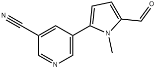 5-(5-ForMyl-1-Methyl-1H-pyrrol-2-yl)nicotinonitrile Struktur