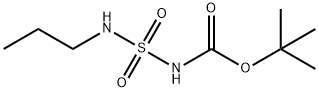 CarbaMic acid, N-[(propylaMino)sulfonyl]-, 1,1-diMethylethyl ester Struktur