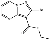 Ethyl 2-broMopyrazolo[1,5-a]pyriMidine-3-carboxylate Struktur