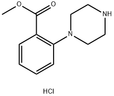 METHYL 2-(PIPERAZIN-1-YL)BENZOATE HYDROCHLORIDE Struktur