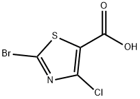 2-Bromo-4-chlorothiazole-5-carboxylic acid Struktur