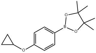 2-(4-Cyclopropoxy-phenyl)-4,4,5,5-tetraMethyl-[1,3,2]dioxaborolane Struktur