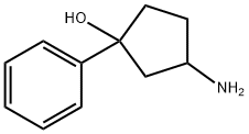 3-AMino-1-phenylcyclopentanol Struktur