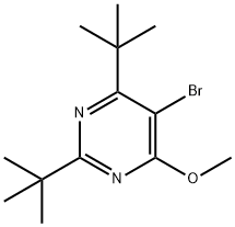 5-BroMo-2,4-di-tert-butyl-6-MethoxypyriMidine Struktur