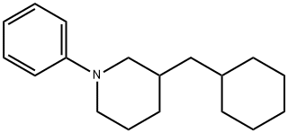 3-(CyclohexylMethyl)-1-phenylpiperidine Struktur