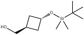 trans-3-[[(1,1-DiMethylethyl)diMethylsilyl]oxy]cyclobutaneMethanol Struktur