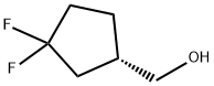 (S)-3,3-Difluoro-cyclopentaneMethanol Struktur