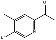 1-(5-BroMo-4-Methylpyridin-2-yl)ethanone Struktur