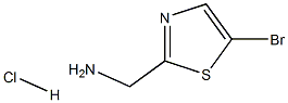 5-BroMothiazole-2-MethanaMine hydrochloride (1:1) Struktur