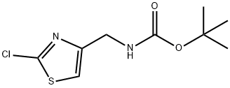 N-Boc-4-aMinoMethyl-2-chlorothiazole Struktur