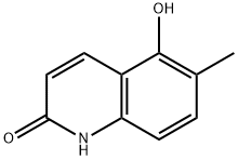 5-Hydroxy-6-Methylquinolin-2(1H)-one Struktur