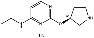 Ethyl-[2-((S)-pyrrolidin-3-yloxy)-pyriMidin-4-yl]-aMine hydrochloride Struktur