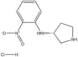 (2-Nitro-phenyl)-(R)-pyrrolidin-3-yl-aMine hydrochloride Struktur